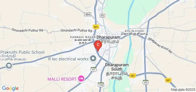 Maharani Nursing College, Tirupur Map