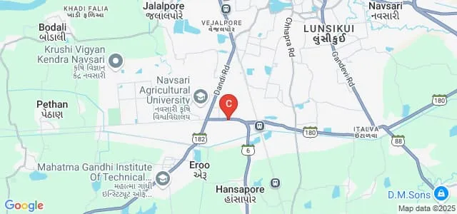 Naran Lala Institute of Management Studies, Navsari Map