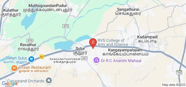 RVS College of Arts and Science, Tiruchirappalli Map