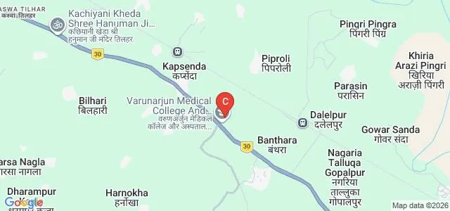 Varun Arjun College of Pharmacy, Shahjahanpur Map