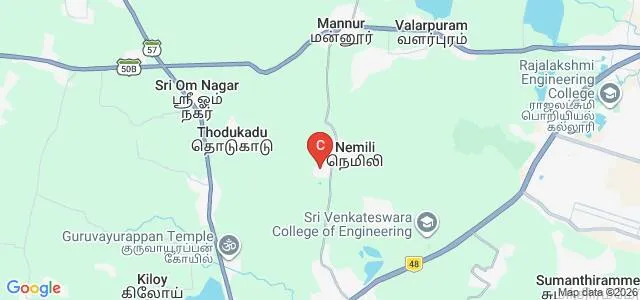 Om Shanti College of Education, Kancheepuram Map
