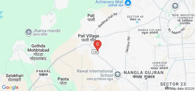 Aravali College of Advanced Studies in Education, Faridabad Map