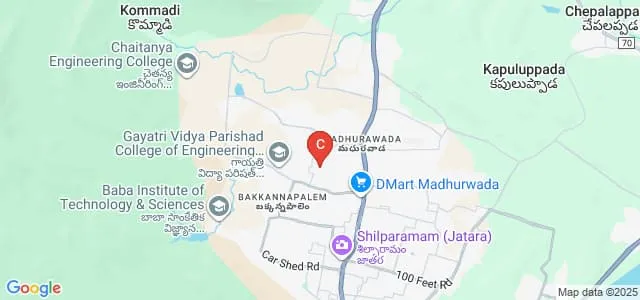Gayatri Vidya Parishad College of Engineering for Women, Visakhapatnam Map
