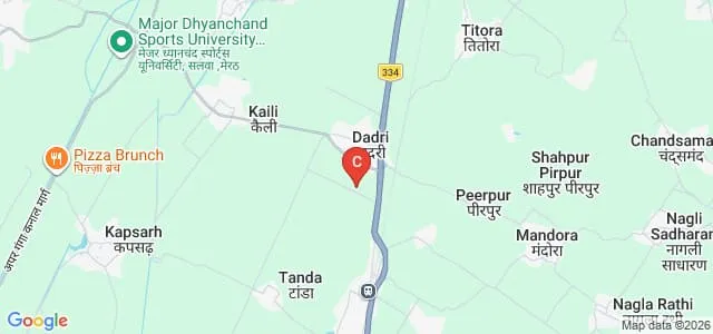 Digamber Jain College of Education, Meerut Map