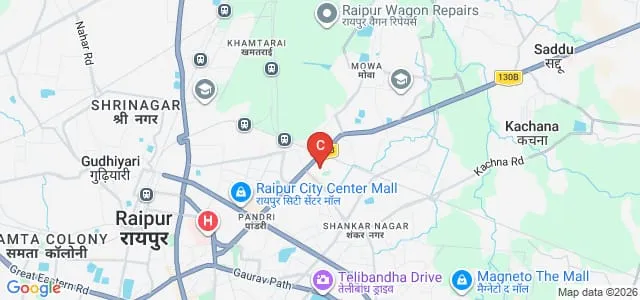 St Vincent Pallotti College, Raipur Map