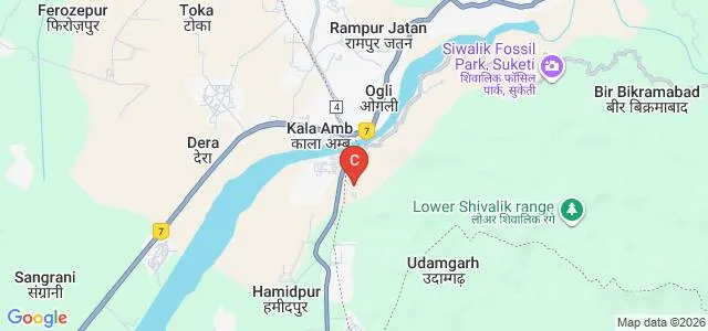 Himalayan Institute of Pharmacy, Sirmour Map