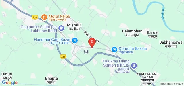 Riward Post Graduate College, Hanumanganj Map