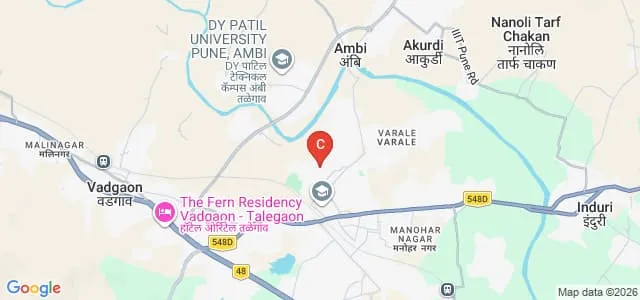 DY Patil College of Engineering, Ambi Map
