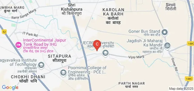 Khoj Mahavidyalaya, Jaipur Map