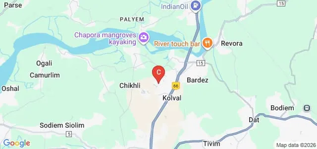 Vrundavan Institute of Nursing Education, Goa Map