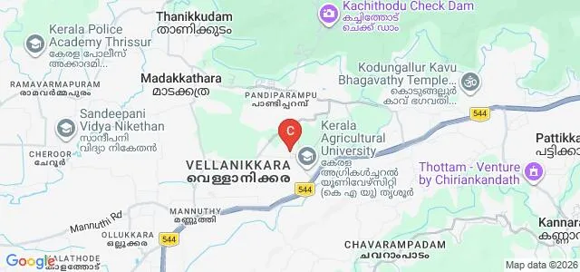 College of Horticulture, Thrissur Map