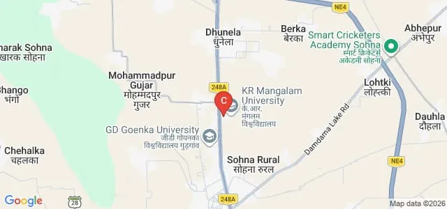 School of Legal Studies, K R Mangalam University, Gurugram Map