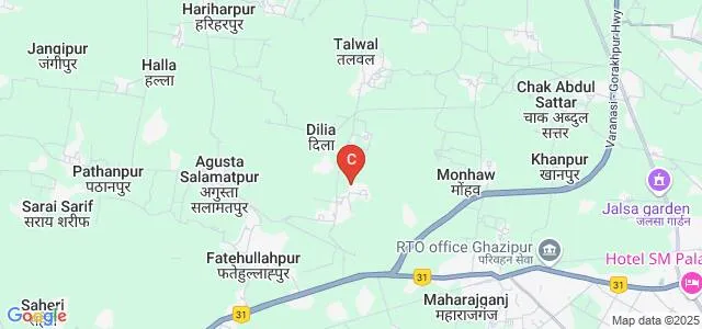 Janbharti Mahavidyalaya, Ghazipur Map