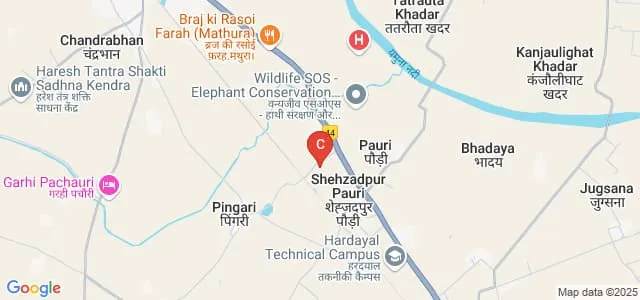 Eshan College of Engineering, Mathura Map