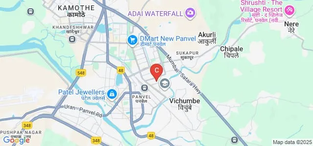 Changu Kana Thakur Arts, Commerce and Science College, New Panvel Map