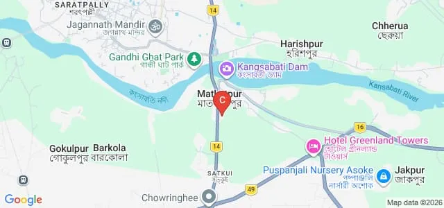 Kharagpur Tribal Teachers' Training College, Kharagpur Map