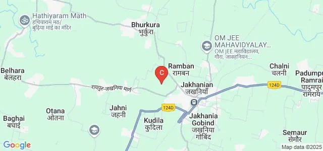 Mata Kusum Devi Girls College, Jakhania, Ghazipur Map
