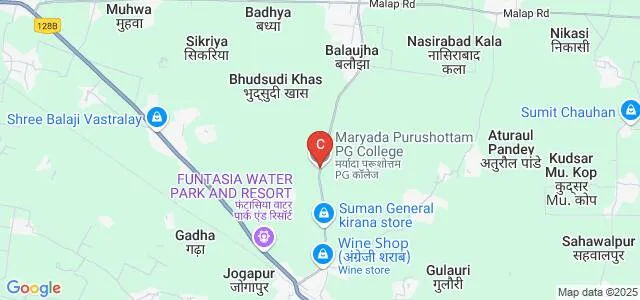 Maryada Purushottam Post Graduate College, Mau Map