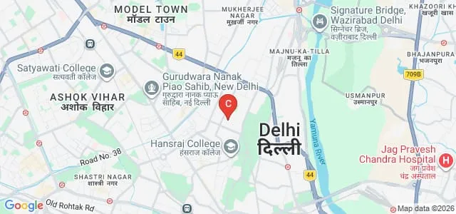 Faculty of Law, University of Delhi, Delhi Map