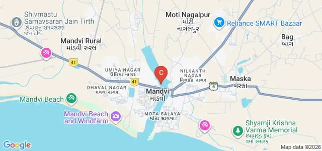 Seth Soorji Vallabhdas Arts and commerce College, Kutch Map