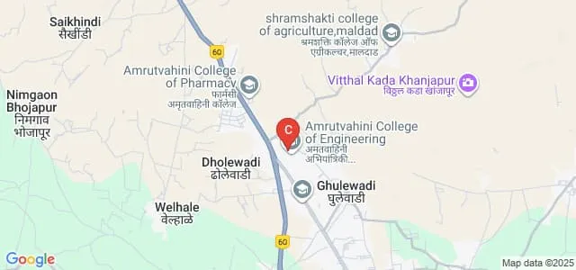 Amrutvahini College of Engineering, Ahmednagar Map