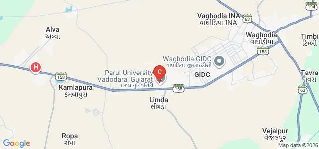 Parul Institute of Ayurved, Vadodara Map