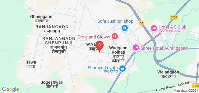 Ambarwadikar's Institute of Technology, Aurangabad Map