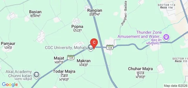 Chandigarh Law College, Jhanjeri Map