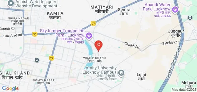 Narvadeshwar Degree College, Lucknow Map