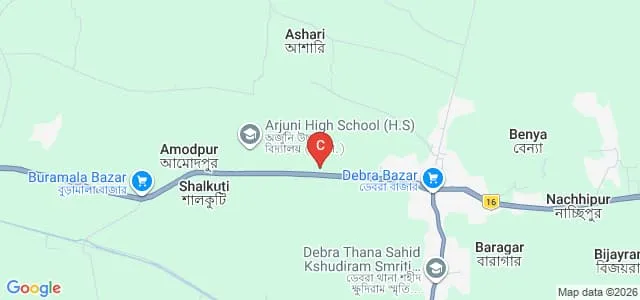 Anand College of Education, Paschim Medinipur Map