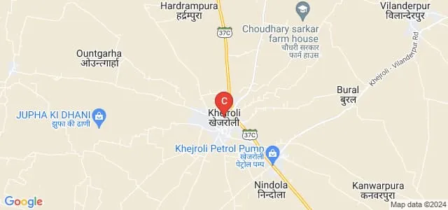 UMD Maharani College for Women, Chomu Map