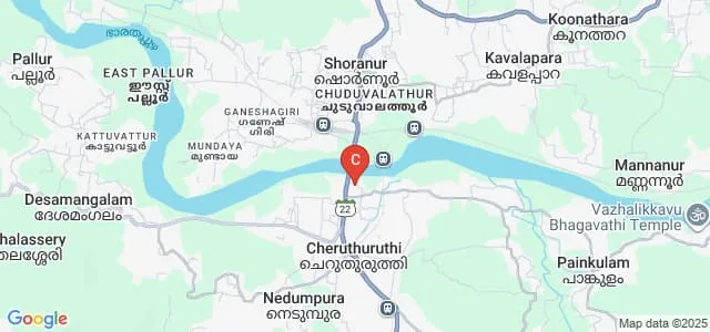 Poomulli Neelakandan Namboodiripad Memorial Ayurveda Medical College, Cheruthuruthy Map