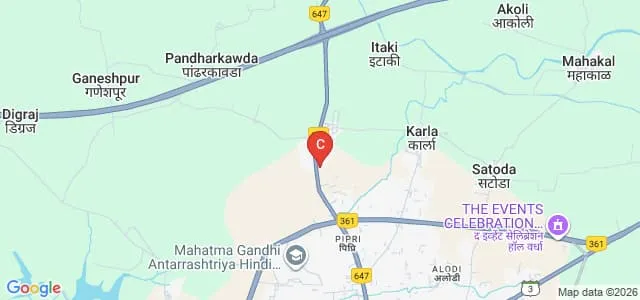 Ramkrishna Bajaj College of Agriculture, Wardha Map