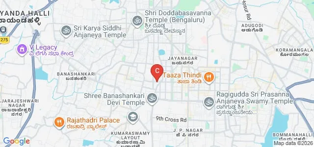 Nethradhama School of Optometry, Bangalore Map