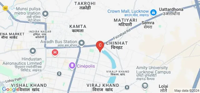 Warsi Vidhi Mahavidyalaya, Lucknow Map