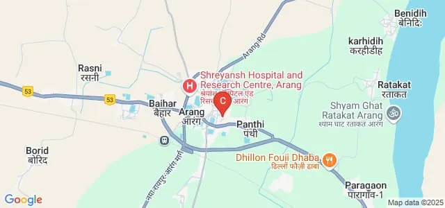 MATS School of Biological and Chemical Sciences, Raipur Map