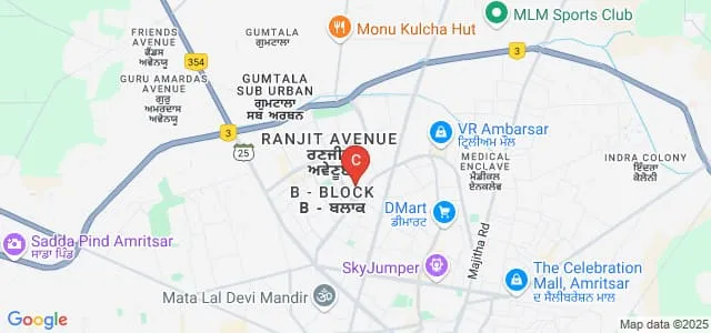 Khalsa College of Pharmacy and Technology, Amritsar Map