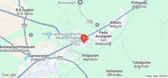 Drs Sudha and Nageswara Rao Siddhartha Institute of Dental Sciences, Gannavaram Mandal, Krishna Map