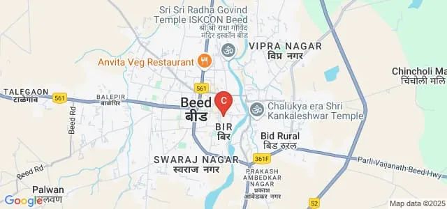 Balbhim Art's Science and Commerce College, Beed Map