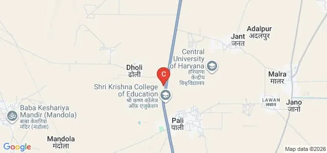 Sant Jai Ram Das College of Education, Mahendergarh Map