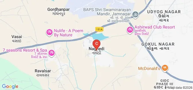 Swaminarayan Gurukul Homoeopathic Medical College and Hospital, Jamnagar Map