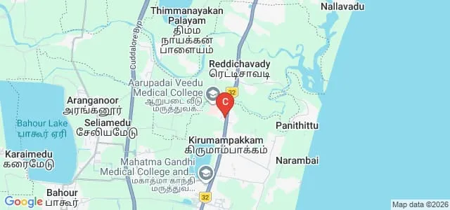 Rajiv Gandhi College of Engineering and Technology, Pondicherry Map
