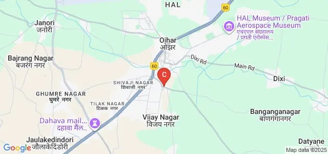 Ozar Vikas Sanstha Vishwasattya College of Arts, Commerce and Science, Niphad Map