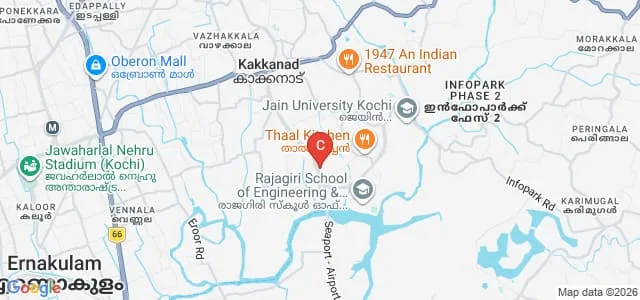 Rajagiri Centre for Business Studies, Cochin Map