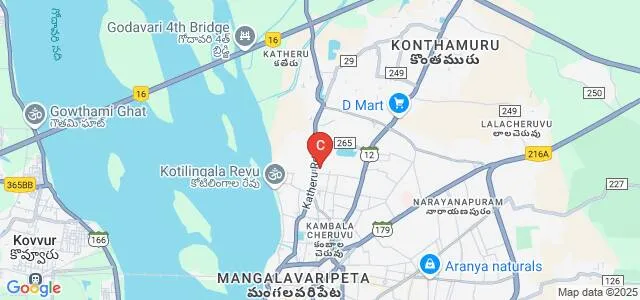 Rajiv Gandhi College of Pharmacy, Rajahmundry Map