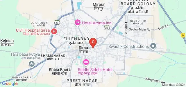 Triveni College of Education, Sirsa Map