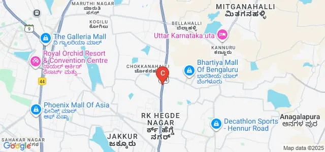 Manipal Law School, Bengaluru Map