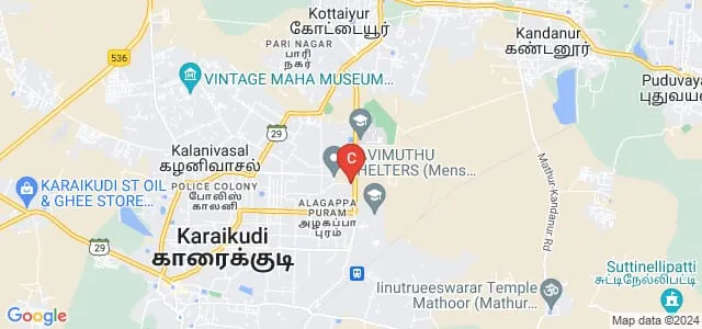 Dr Umayal Ramanathan College for Women, Karaikudi Map