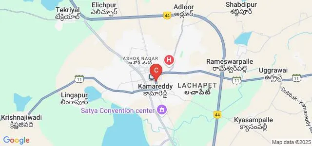 Vasishtha Degree and PG College, Kamareddy Map