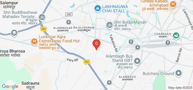 Sri Mahavir Prasad Mahila Mahavidyalaya, Lucknow Map